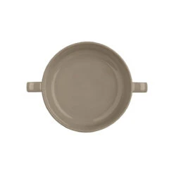 Marimekko Alku Terra / White Bowl With Handles