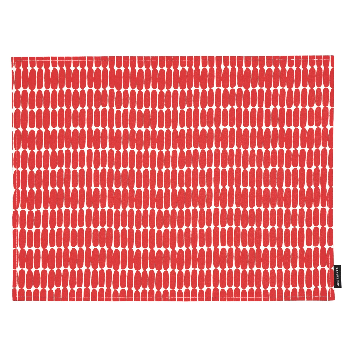 Marimekko Alku White / Red Acrylic-Coated Placemat 3 Marimekko Alku White / Red Acrylic-Coated Placemat
