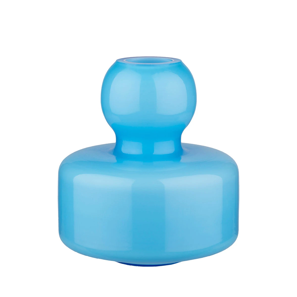 Marimekko Aqua Blue Flower Vase 4 Marimekko Aqua Blue Flower Vase - Image 2