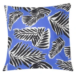 Marimekko Babassu Blue Large Throw Pillow