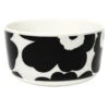 Marimekko Unikko White / Black Soup / Cereal Bowl -Marimekko marimekko black unikko soup cereal bowl 50