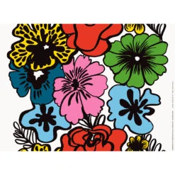 Marimekko Elakoon Elama White / Multi Fabric Repeat