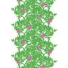 Marimekko Green/White/Pink Ruusupuu Fabric