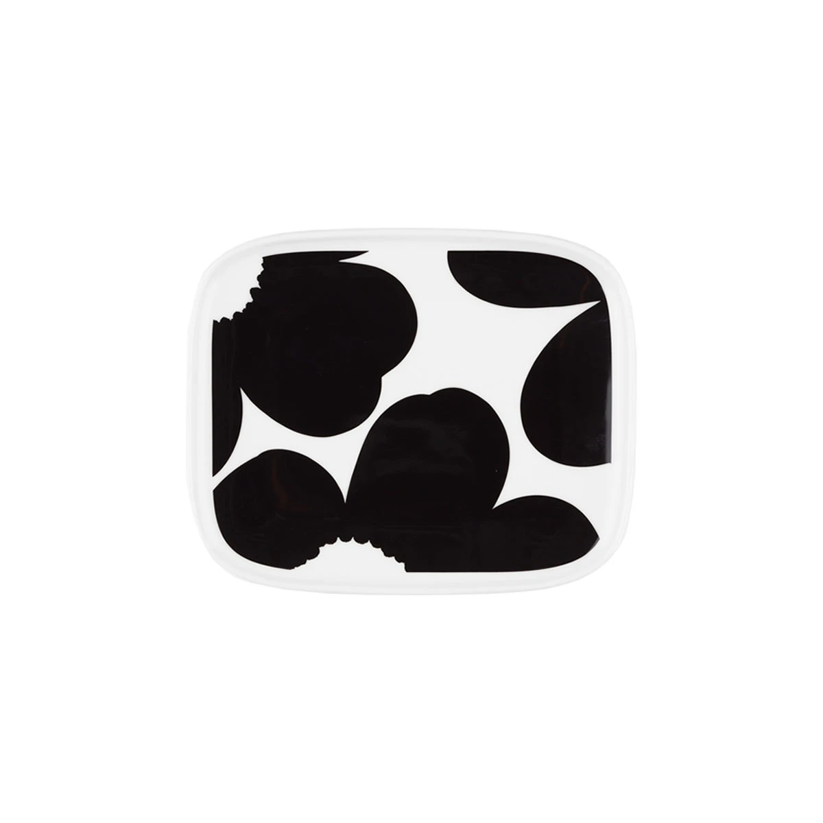 Marimekko Iso Unikko Black / White Small Plate - Anniversary Edition 5 Marimekko Iso Unikko Black / White Small Plate - Anniversary Edition - Image 3
