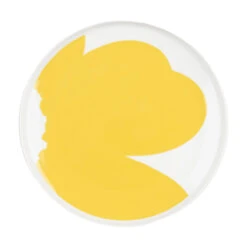 Marimekko Iso Unikko White / Spring Yellow Dinner Plate -Marimekko marimekko iso unikko white spring yellow dinner plate 35
