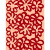 Marimekko Jattikukka Light Pink / Dark Red Cotton Fabric Repeat -Marimekko marimekko jattikukka light pink dark red cotton fabric repeat 15