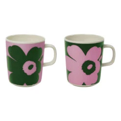 Marimekko Juhla Unikko Pink / Green Mugs - Boxed Set Of 2 6 Marimekko Juhla Unikko Pink / Green Mugs - Boxed Set Of 2 -Marimekko marimekko juhla unikko pink green mugs set of 2 29