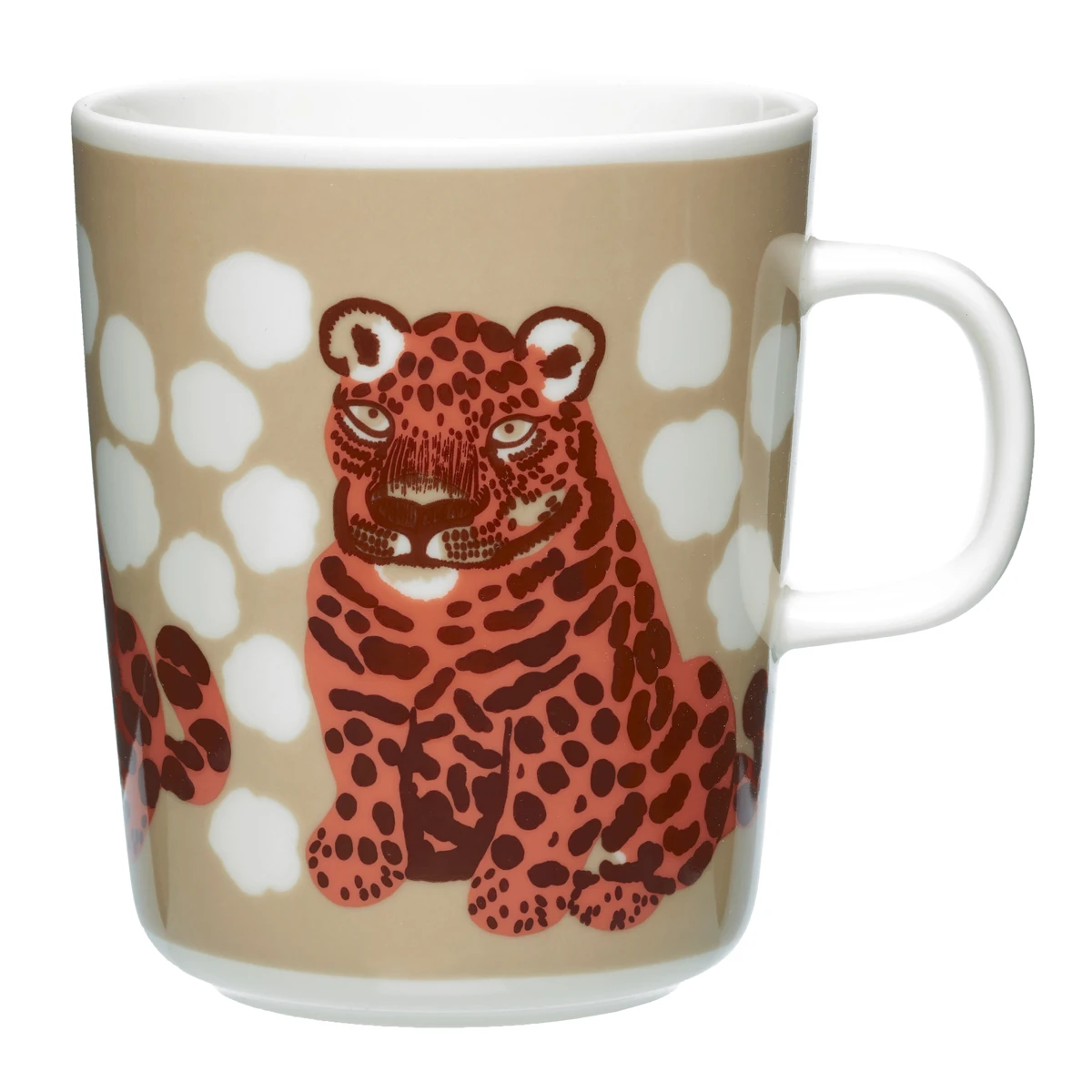 Marimekko Kaksoset Beige / Apricot / White Mug 3 Marimekko Kaksoset Beige / Apricot / White Mug