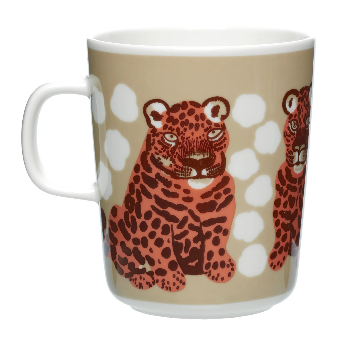 Marimekko Kaksoset Beige / Apricot / White Mug 4 Marimekko Kaksoset Beige / Apricot / White Mug - Image 2