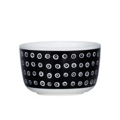 Marimekko Karakola Black Dessert Bowl