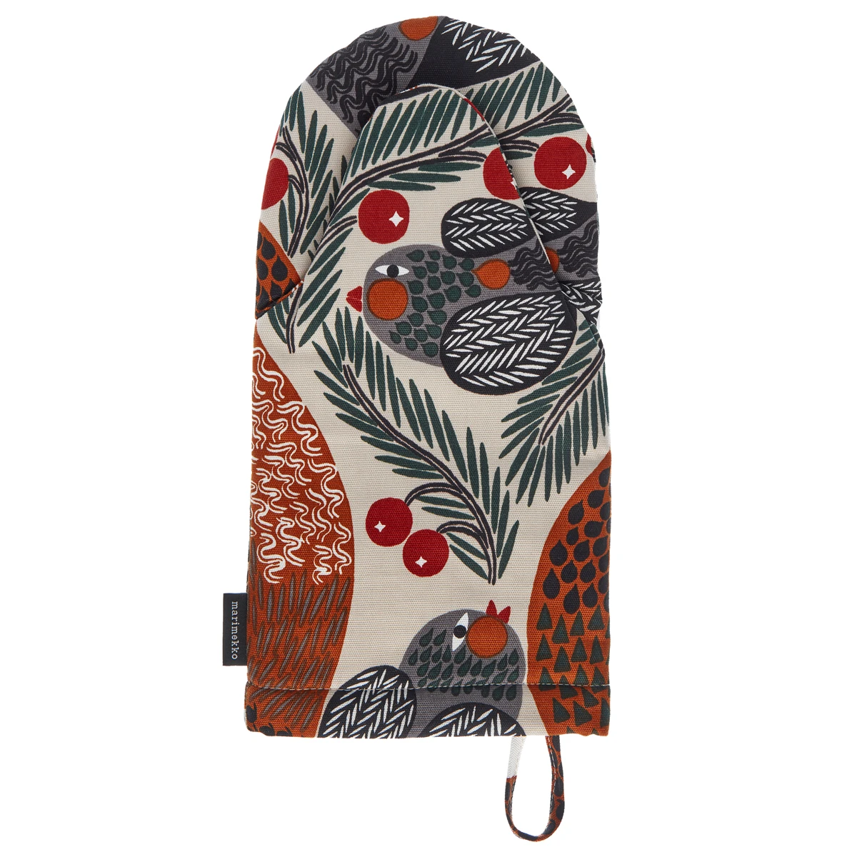 Marimekko Ketunmarja Greige / Multi Oven Mitt 3 Marimekko Ketunmarja Greige / Multi Oven Mitt