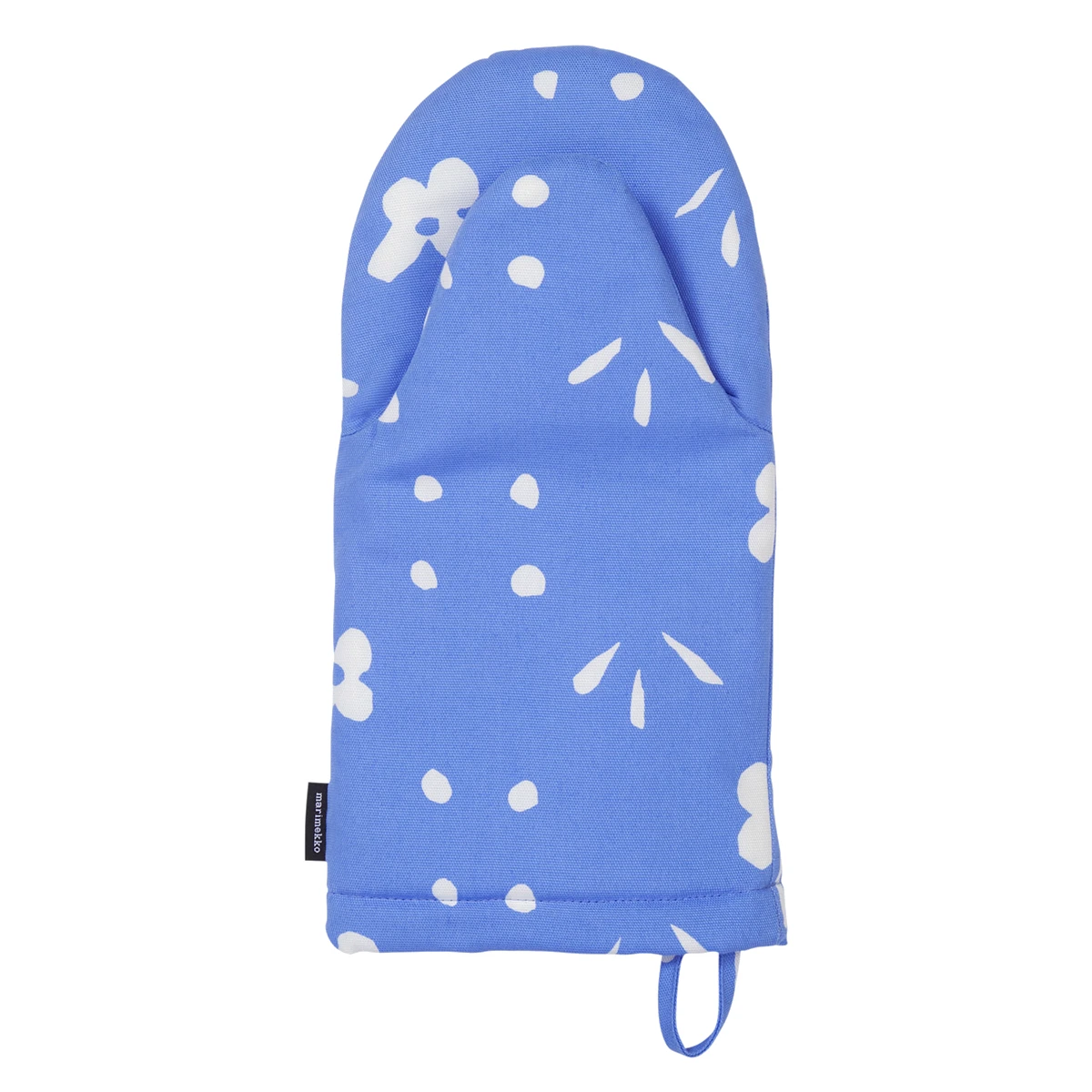 Marimekko Kukkaketo Blue Oven Mitt 3 Marimekko Kukkaketo Blue Oven Mitt