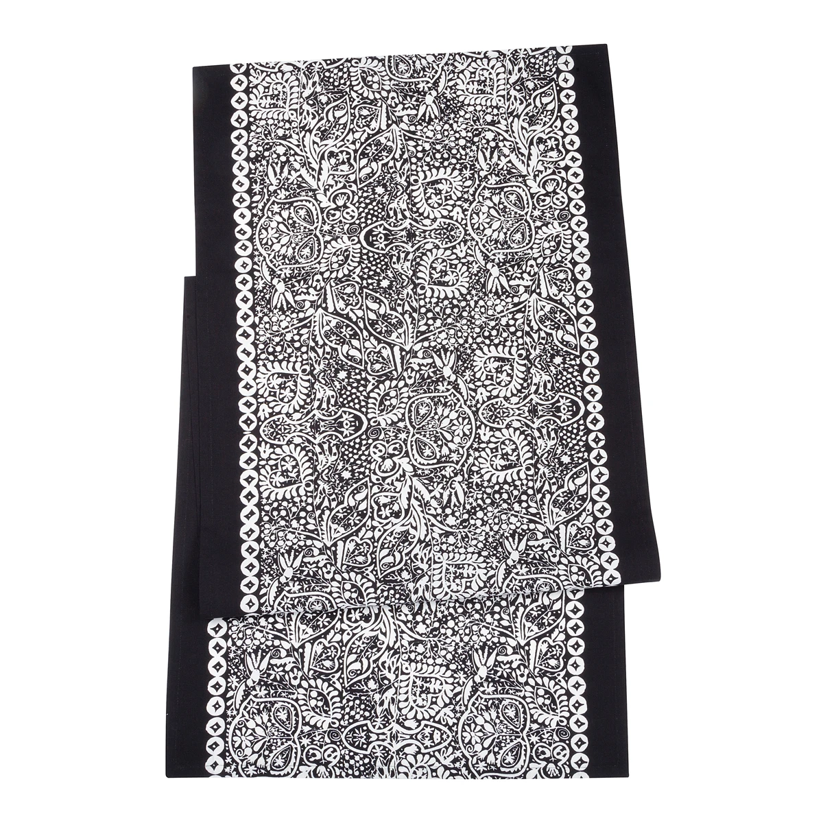 Marimekko Kulkunen Black Table Runner 4 Marimekko Kulkunen Black Table Runner - Image 2