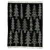 Marimekko Kuusikossa Black / White Blanket -Marimekko marimekko kuusikossa black blanket 26
