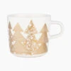 Marimekko Kuusikossa Small White & Gold Coffee Cup -Marimekko marimekko kuusikossa small white gold coffee cup 19
