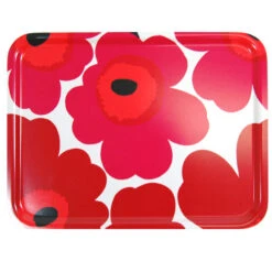 Marimekko Unikko Red Large Tray
