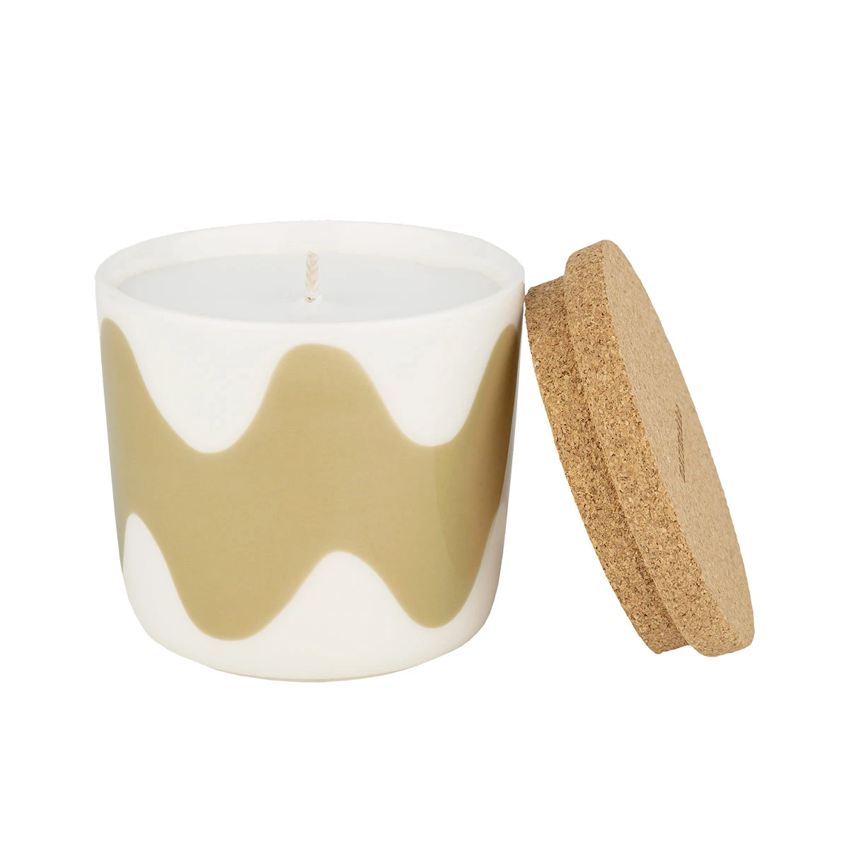 Marimekko Lokki Beige / White Awakening Garden Scented Candle 2 Marimekko Lokki Beige / White Awakening Garden Scented Candle