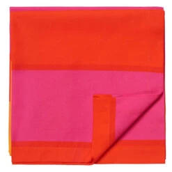 Marimekko Long Orange Indus Tablecloth