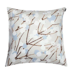 Marimekko Lumimarja Grey/Blue Throw Pillow