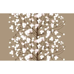 Marimekko Lumimarja Taupe/Blush Sateen Fabric -Marimekko marimekko lumimarja taupe blush sateen fabric 93