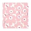 Marimekko Mini Unikko Light Pink / White Lunch Napkins