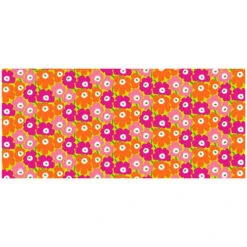 Marimekko Mini Unikko Lime/Pink/Orange Fabric 5 Marimekko Mini Unikko Lime/Pink/Orange Fabric -Marimekko marimekko mini unikko lime pink orange fabric 53