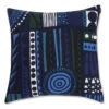 Marimekko Njalla Blue / Green Large Throw Pillow -Marimekko marimekko njalla blue green large throw pillow 37
