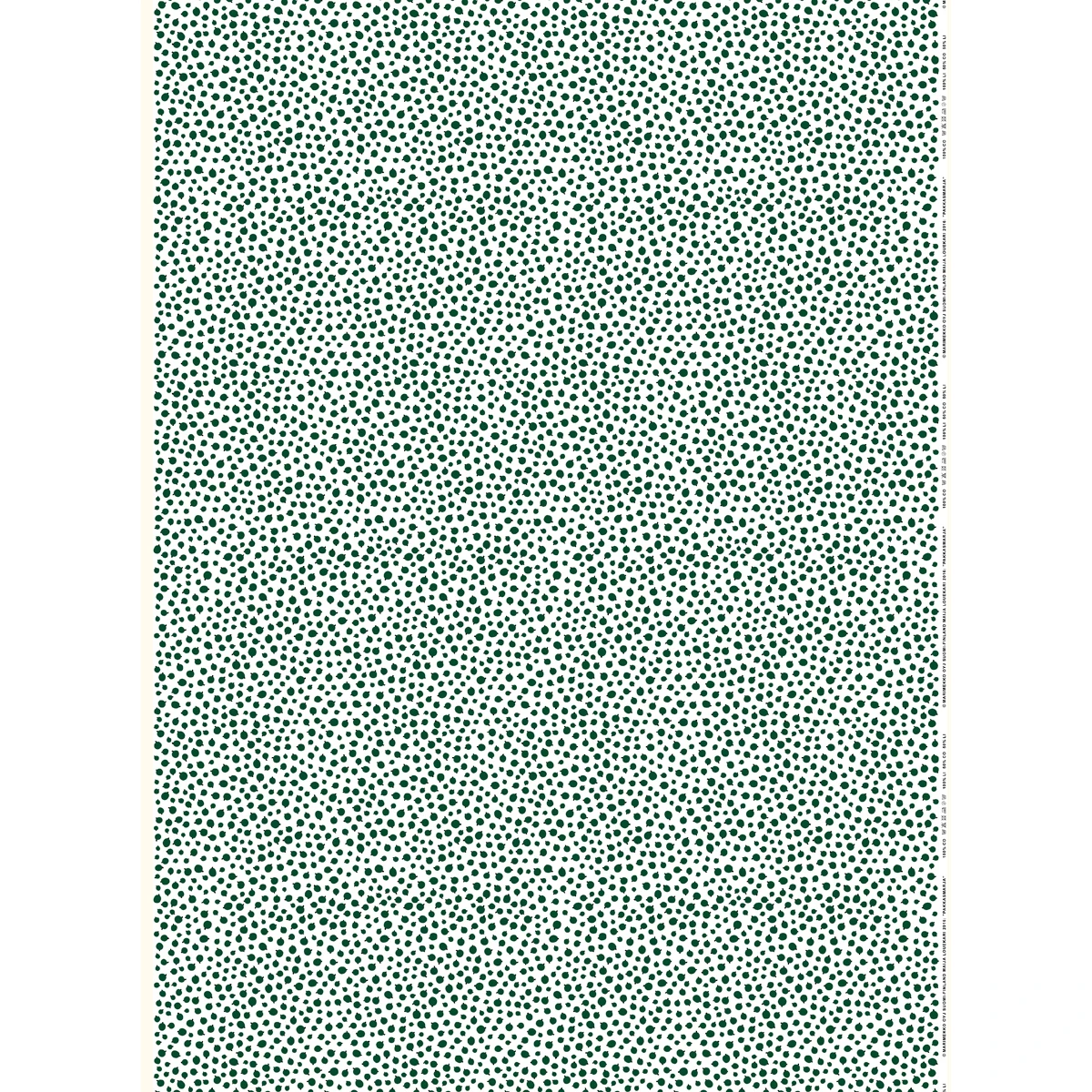 Marimekko Pakkasmarja White / Green Panama Fabric 5 Marimekko Pakkasmarja White / Green Panama Fabric - Image 3