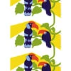 Marimekko Pepe Yellow/Blue Fabric Repeat