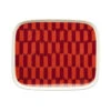 Marimekko Piekana Orange / Burgundy Small Plate -Marimekko marimekko piekana orange burgundy plate 26