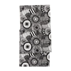 Marimekko Pieni Siirtolapuutarha White / Black Table Runner