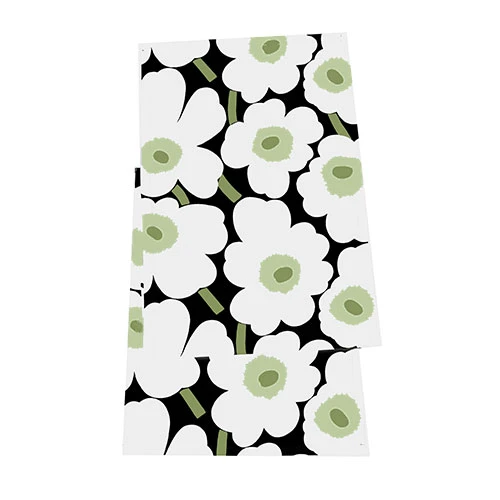Marimekko Pieni Unikko Black/Green Table Runner 3 Marimekko Pieni Unikko Black/Green Table Runner
