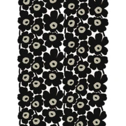 Marimekko -Marimekko marimekko pieni unikko black upholstery fabric 28