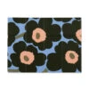 Marimekko Pieni Unikko Blue / Peach PVC Placemat 2 Marimekko Pieni Unikko Blue / Peach PVC Placemat -Marimekko marimekko pieni unikko blue peach pvc placemat 27