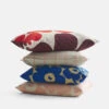 Marimekko Pieni Unikko Brown / Blue Throw Pillow