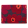 Marimekko Pieni Unikko Plum / Red PVC-Coated Placemat -Marimekko marimekko pieni unikko red plum placemat 47