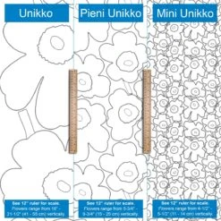 Marimekko Piirto Unikko Sand / White Linen Fabric -Marimekko marimekko piirto unikko sand white linen fabric 25