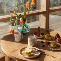 Marimekko Pikku Koppa Aqua Serving Dish W/ Leather Handle 7 Marimekko Pikku Koppa Aqua Serving Dish W/ Leather Handle -Marimekko marimekko pikku koppa aqua serving dish w leather handle 46