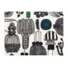 Marimekko Puutarhurin Parhaat Grey / Black PVC-Coated Placemat -Marimekko marimekko puutarhurin parhaat grey black pvc coated placemat 46
