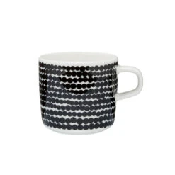 Marimekko R�symatto White / Black Coffee Cup -Marimekko marimekko r symatto coffee cup 84