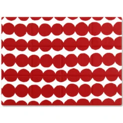 Marimekko Rasymatto Red / White PVC-Coated Placemat