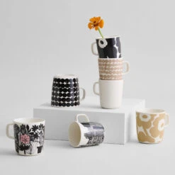 Marimekko Rasymatto Beige / White Large Mug 7 Marimekko Rasymatto Beige / White Large Mug -Marimekko marimekko rasymatto beige white large mug 27