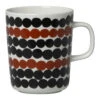 Marimekko Rasymatto Black / Brown Mug 2 Marimekko Rasymatto Black / Brown Mug -Marimekko marimekko rasymatto black brown mug 38