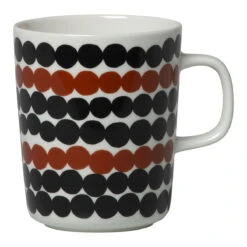 Marimekko Rasymatto Black / Brown Mug