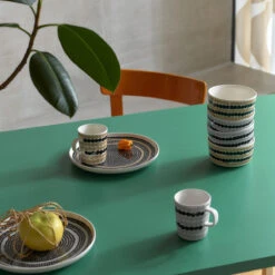 Marimekko Rasymatto Grey / Black Soup / Cereal Bowl -Marimekko marimekko rasymatto grey black soup cereal bowl 64