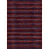Marimekko Rasymatto Orange / Navy Cotton / Linen Fabric