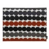 Marimekko Rasymatto Black / Grey / Brown Acrylic-coated Cotton Placemat 2 Marimekko Rasymatto Black / Grey / Brown Acrylic-coated Cotton Placemat -Marimekko marimekko rasymatto pink navy acrylic coated cotton placemat 25
