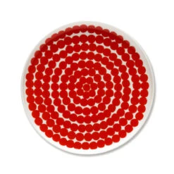 Marimekko Rasymatto Red Salad Plate