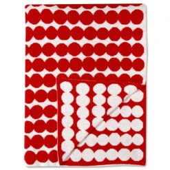 Marimekko Rasymatto Red / White Blanket