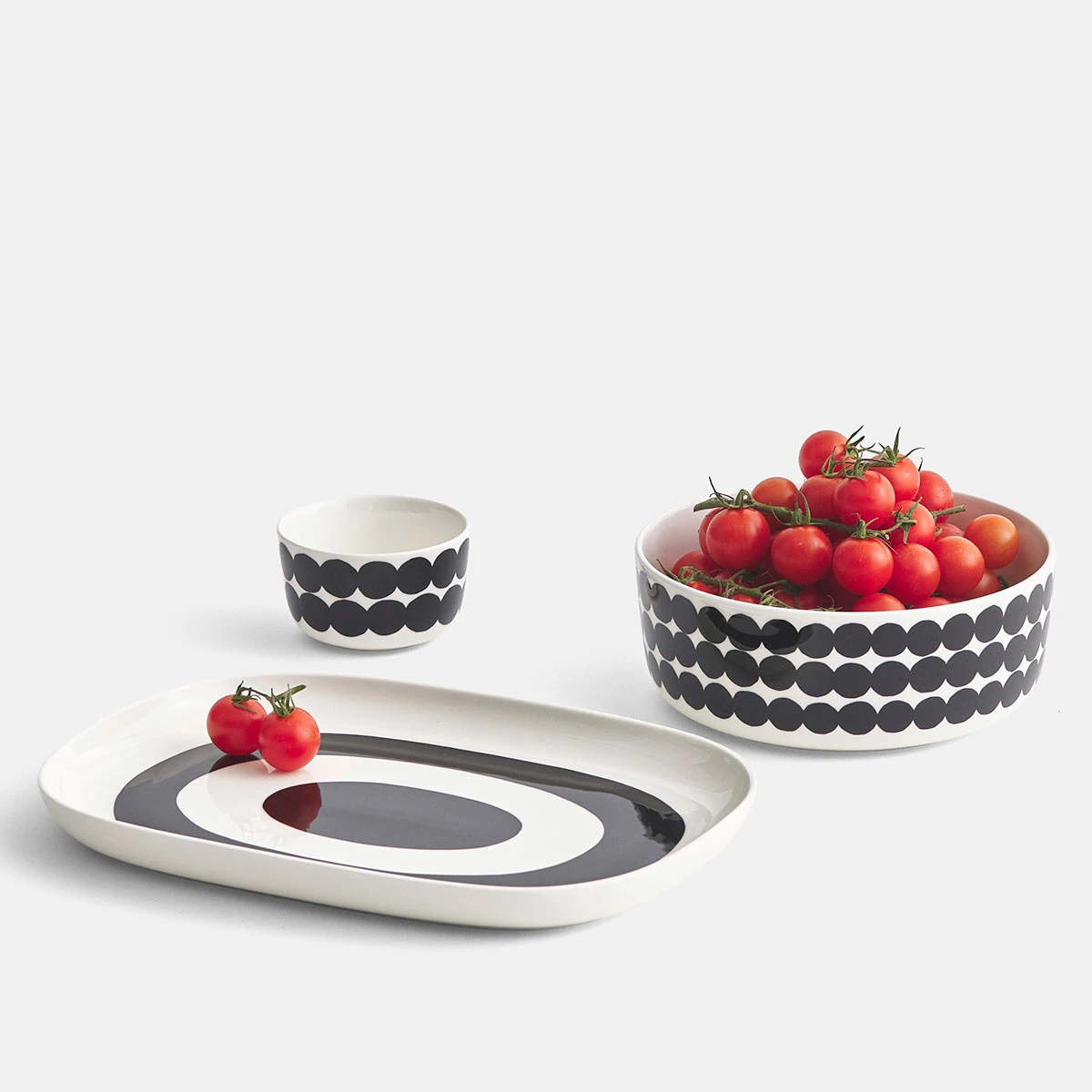 Marimekko Rasymatto Serving Bowl 3 Marimekko Rasymatto Serving Bowl